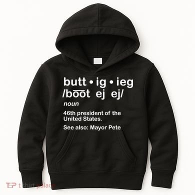 Pete Buttigieg Pronunciation Definition Kids Hoodie