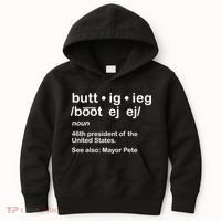 Pete Buttigieg Pronunciation Definition Kids Hoodie thumb 0
