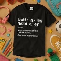 Pete Buttigieg Pronunciation Definition Kids T-Shirt thumb 3