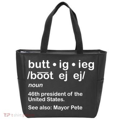Pete Buttigieg Pronunciation Definition Tote Bag
