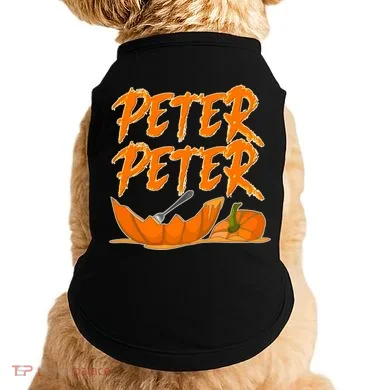 Peter Peter Pumpkin Eater- Pumpkin Face Doggie Tank