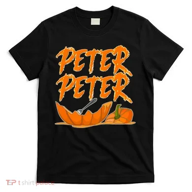 Peter Peter Pumpkin Eater- Pumpkin Face T-Shirt