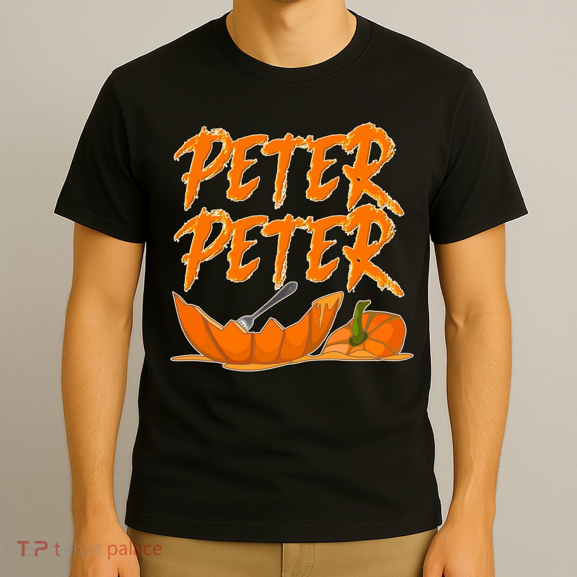 Peter Peter Pumpkin Eater- Pumpkin Face T-Shirt