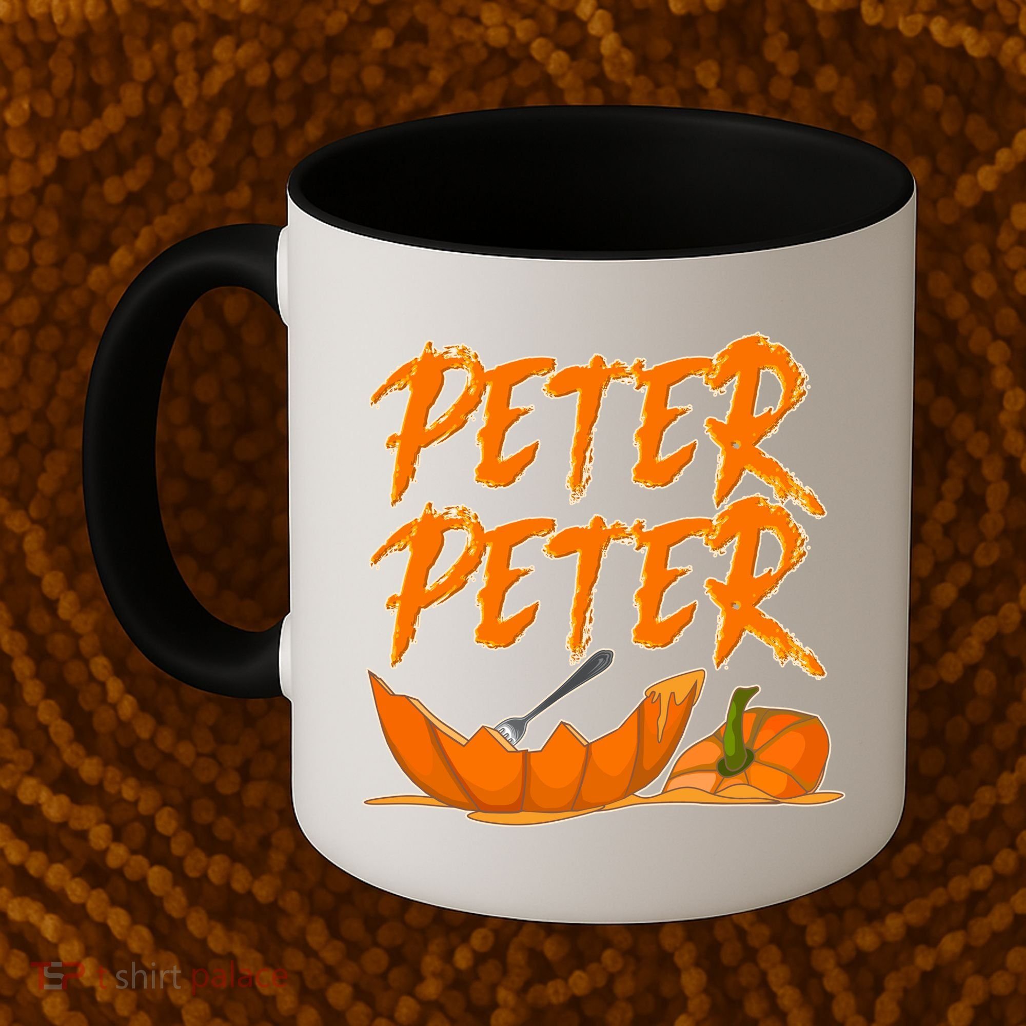 Peter Peter Pumpkin Eater- Pumpkin Face Coffee Mug