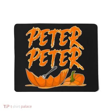 Peter Peter Pumpkin Eater- Pumpkin Face Mousepad