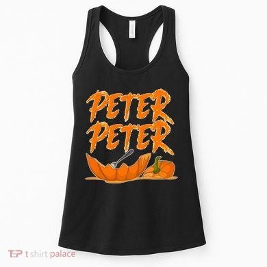 Peter Peter Pumpkin Eater- Pumpkin Face Women's Tank Top