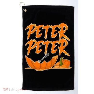 Peter Peter Pumpkin Eater- Pumpkin Face Golf Towel