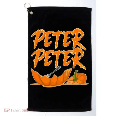 Peter Peter Pumpkin Eater- Pumpkin Face Golf Towel