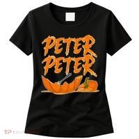 Peter Peter Pumpkin Eater- Pumpkin Face Women's T-Shirt thumb 0