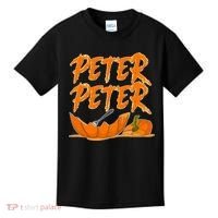 Peter Peter Pumpkin Eater- Pumpkin Face Kids T-Shirt thumb 0