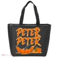 Peter Peter Pumpkin Eater- Pumpkin Face Tote Bag thumb 0