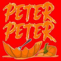 Peter Peter Pumpkin Eater- Pumpkin Face Santa Hat thumb 1