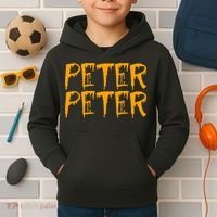 Peter Peter Pumpkin Eater Couples Halloween Costume Kids Hoodie thumb 2