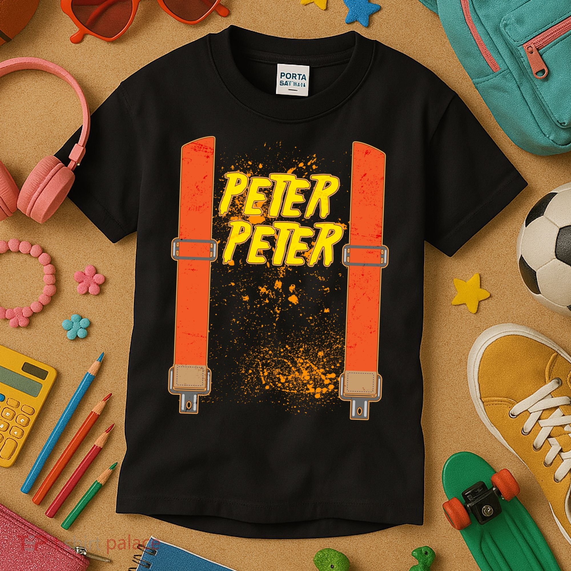 Peter Peter Pumpkin Eater Halloween Costume Kids T-Shirt