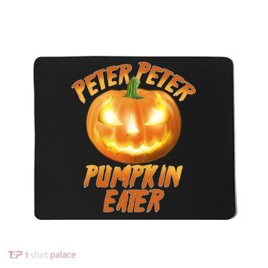 Peter Peter Pumpkin Eater Jack-o-lantern Mousepad