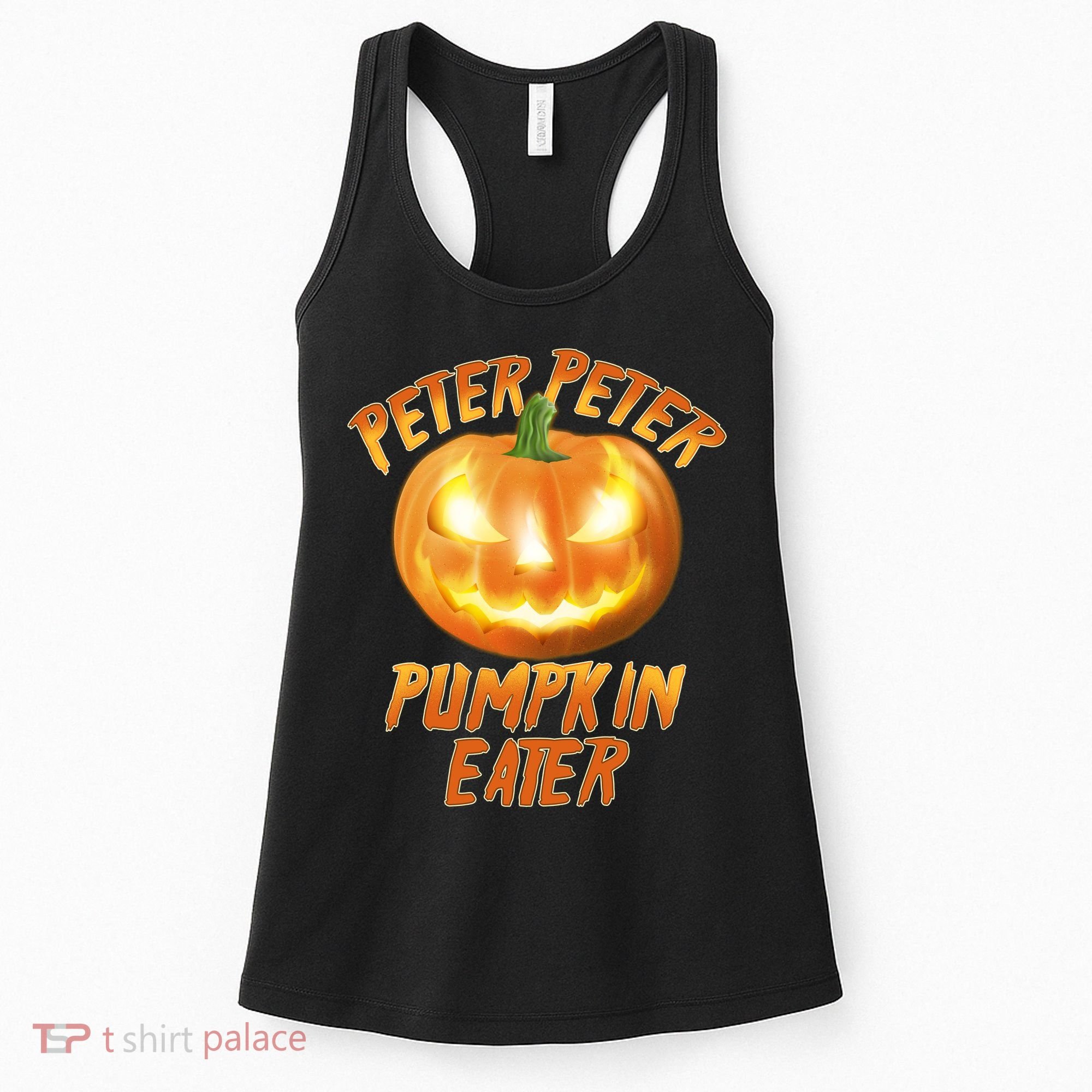 Peter Peter Pumpkin Eater Jack-o-lantern Women's Tank Top