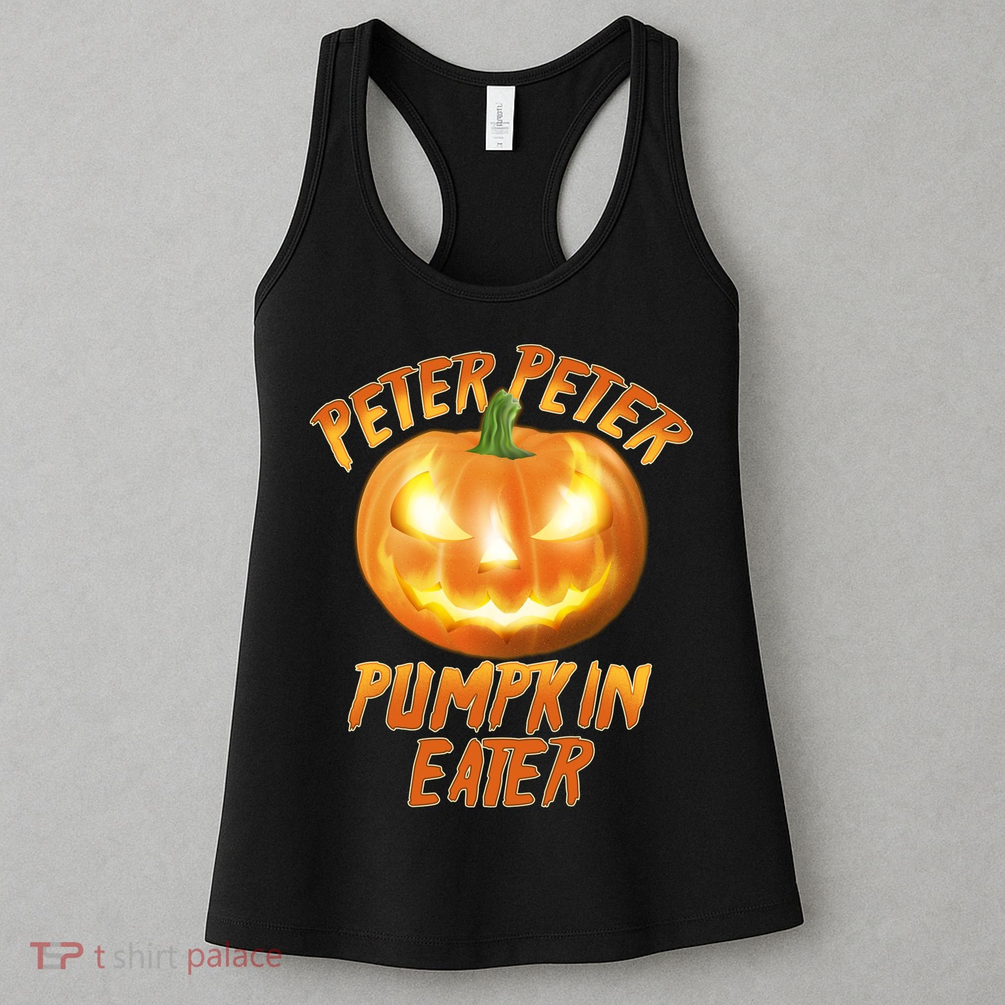 Peter Peter Pumpkin Eater Jack-o-lantern Women's Tank Top