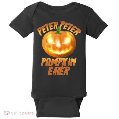 Peter Peter Pumpkin Eater Jack-o-lantern Baby Bodysuit
