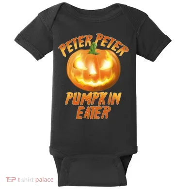 Peter Peter Pumpkin Eater Jack-o-lantern Baby Bodysuit
