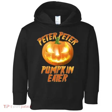 Peter Peter Pumpkin Eater Jack-o-lantern Toddler Hoodie
