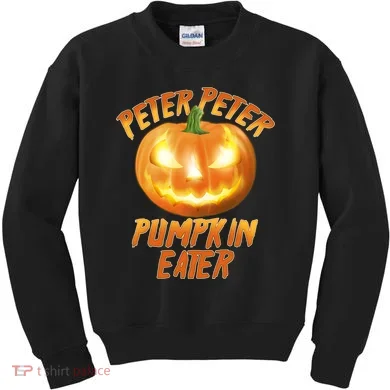 Peter Peter Pumpkin Eater Jack-o-lantern Kids Sweatshirt