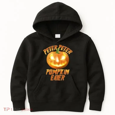 Peter Peter Pumpkin Eater Jack-o-lantern Kids Hoodie