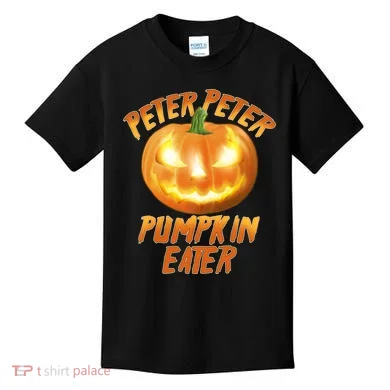 Peter Peter Pumpkin Eater Jack-o-lantern Kids T-Shirt