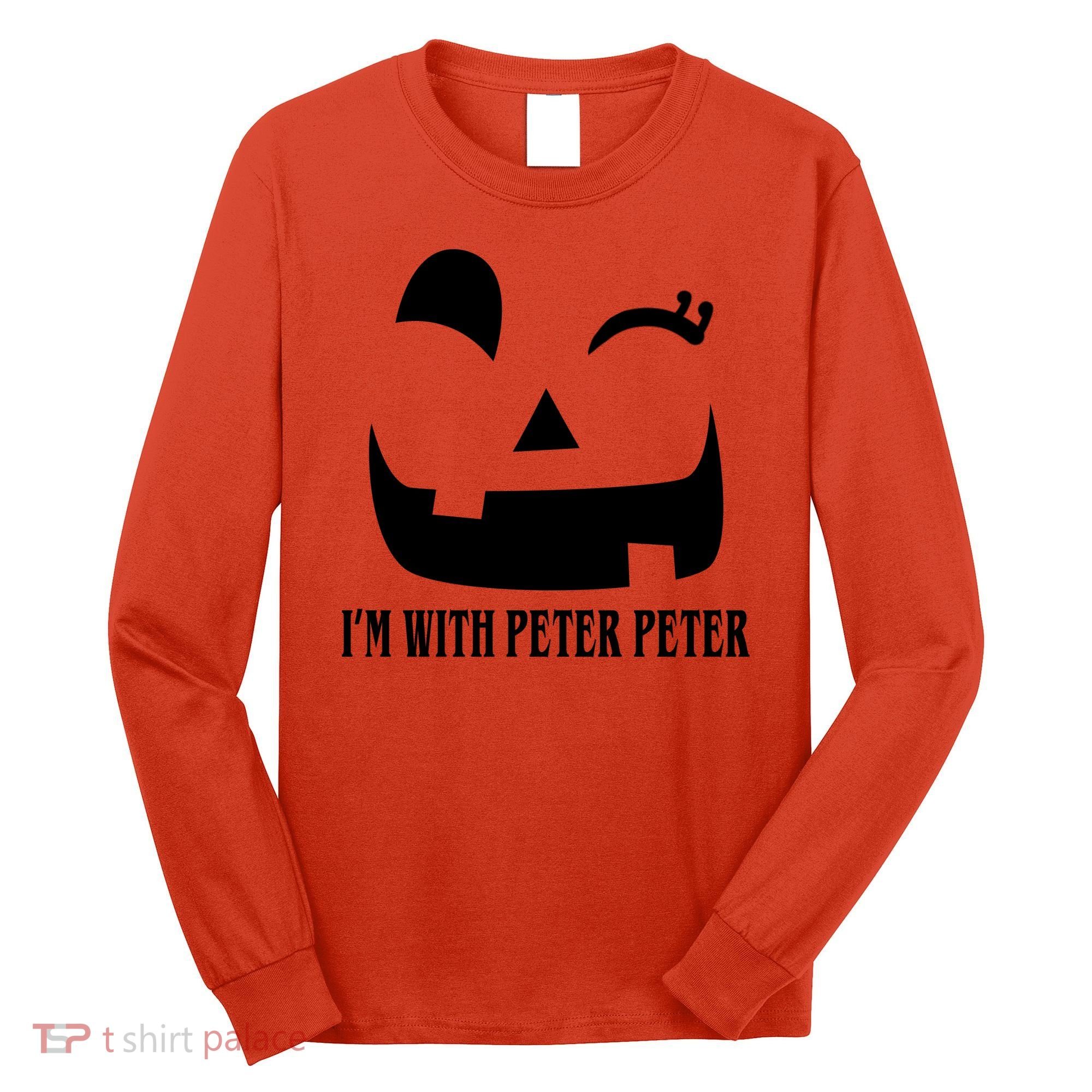 Peter Peter Pumpkin Eater Wife Couples Costume  Long Sleeve Shirt