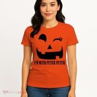 Peter Peter Pumpkin Eater Wife Couples Costume  Women's T-Shirt thumb 4