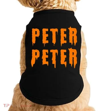 Peter Peter Spooky Halloween Funny Doggie Tank