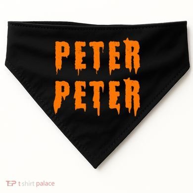 Peter Peter Spooky Halloween Funny USA-Made Doggie Bandana