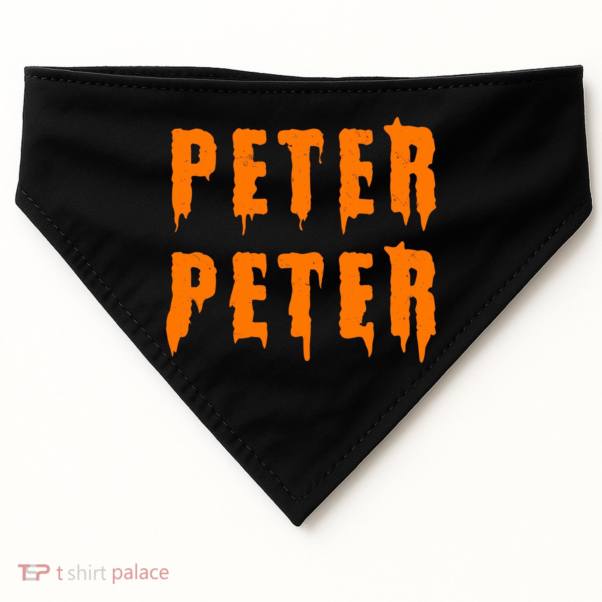 Peter Peter Spooky Halloween Funny USA-Made Doggie Bandana