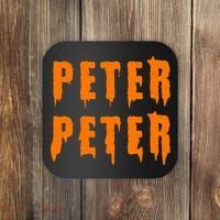 Peter Peter Spooky Halloween Funny Coaster thumb 0