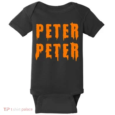Peter Peter Spooky Halloween Funny Baby Bodysuit