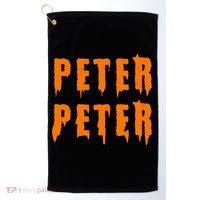 Peter Peter Spooky Halloween Funny Golf Towel thumb 0