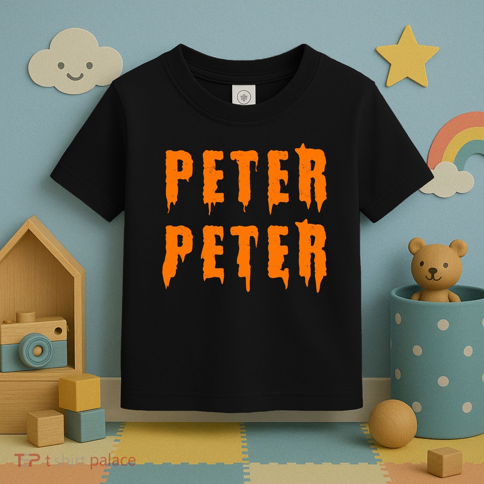 Peter Peter Spooky Halloween Funny Toddler T-Shirt