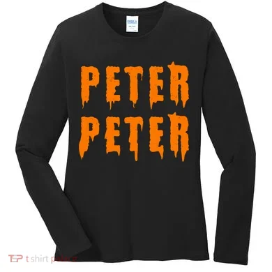Peter Peter Spooky Halloween Funny Women's Long Sleeve Shirt
