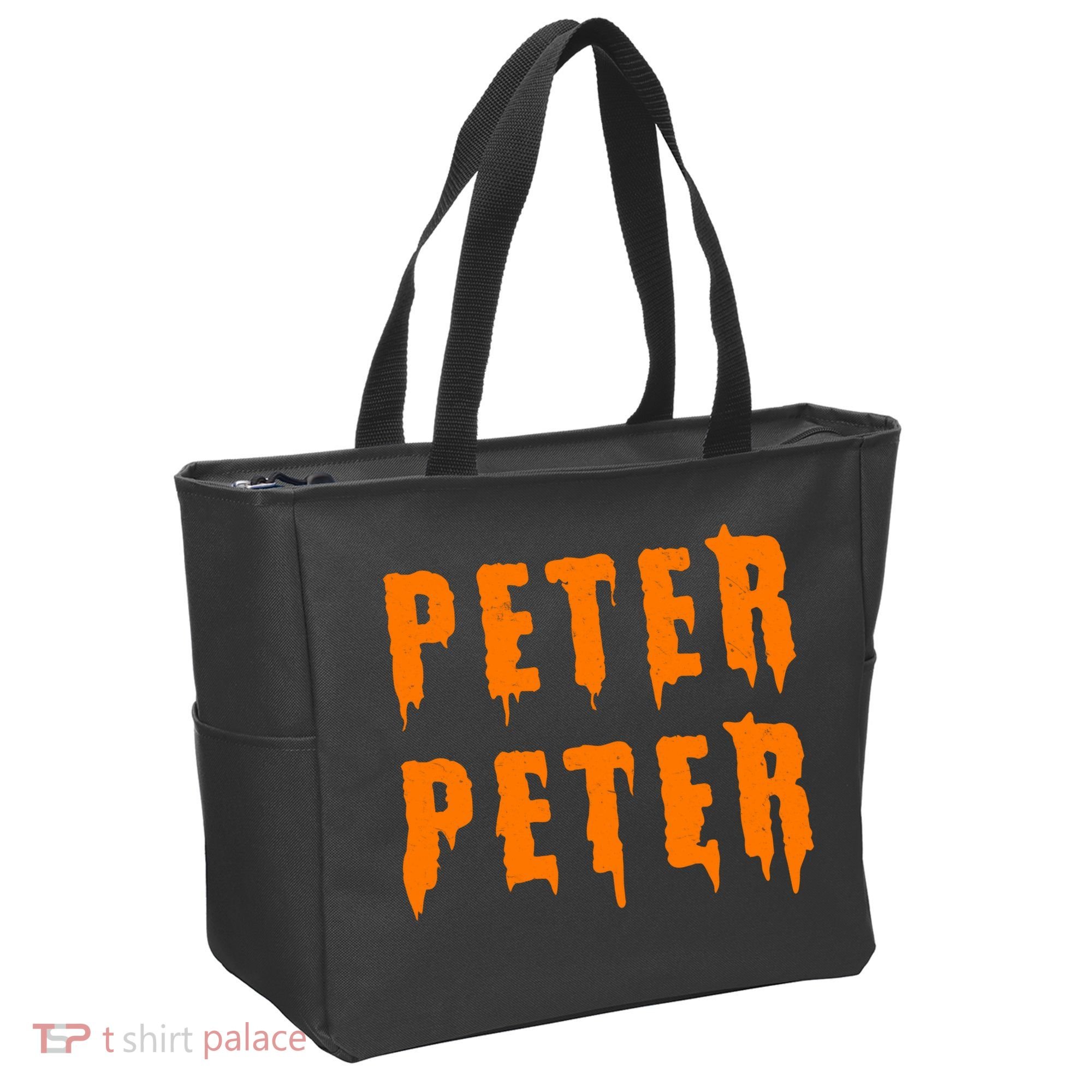 Peter Peter Spooky Halloween Funny Tote Bag