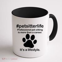 #petsitterlife Professional Pet Sitting Lifestyle Coffee Mug thumb 1