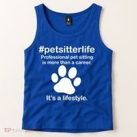 #petsitterlife Professional Pet Sitting Lifestyle Tank Top thumb 2