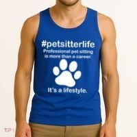 #petsitterlife Professional Pet Sitting Lifestyle Tank Top thumb 3