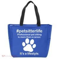 #petsitterlife Professional Pet Sitting Lifestyle Tote Bag thumb 0
