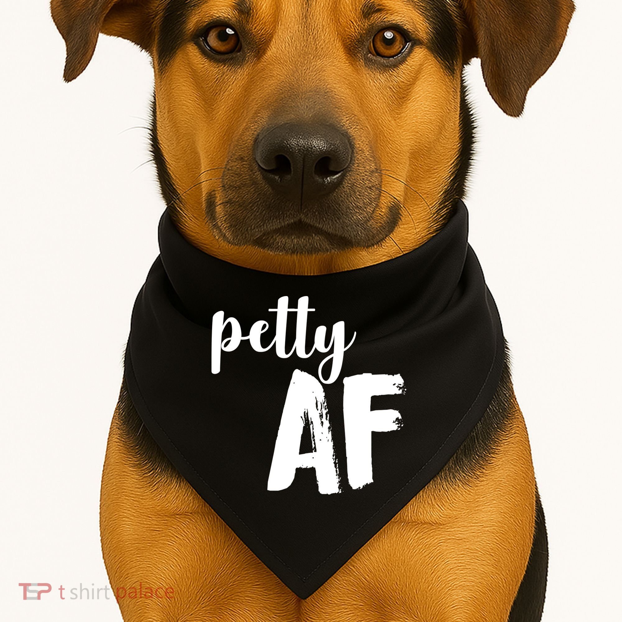 Petty AF  USA-Made Doggie Bandana