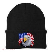 Patriotic Eagle USA American Flag Beanie thumb 0