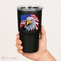 Patriotic Eagle USA American Flag Tumbler thumb 2