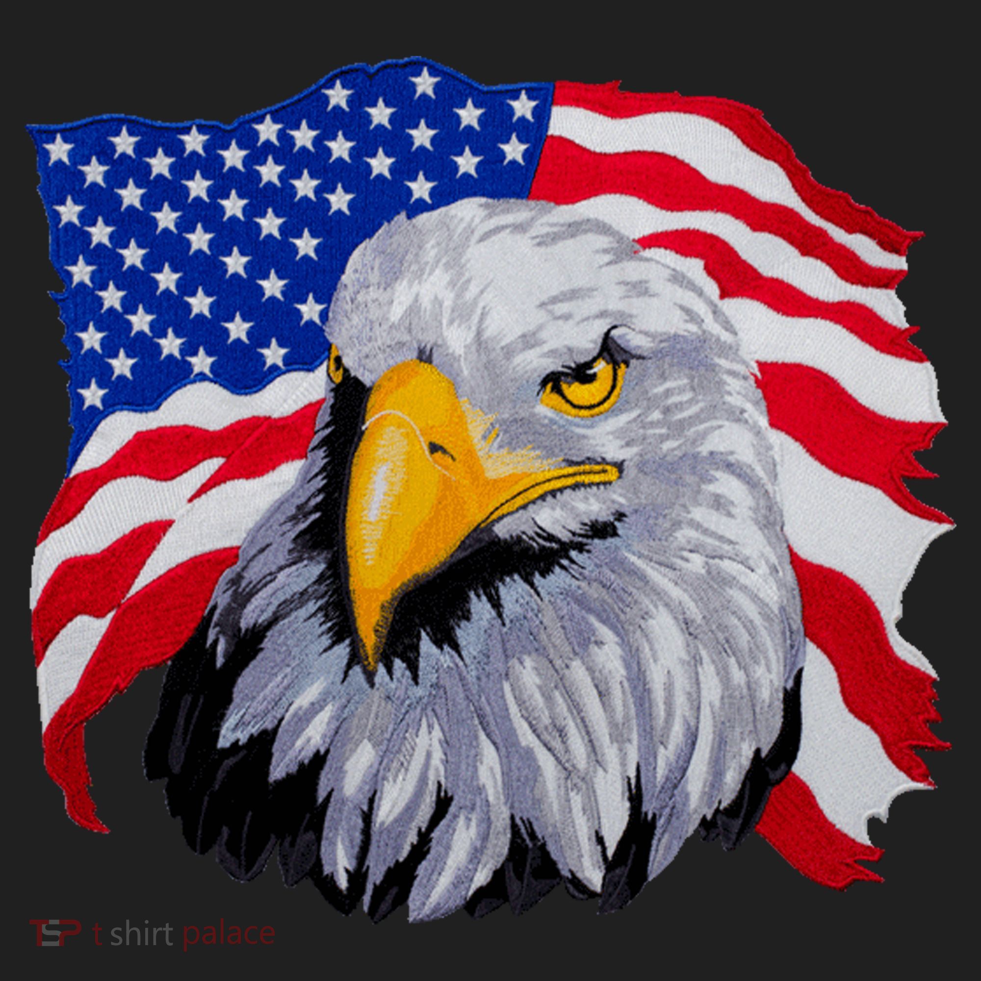 Patriotic Eagle USA American Flag Tumbler