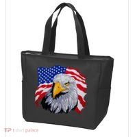 Patriotic Eagle USA American Flag Tote Bag thumb 3
