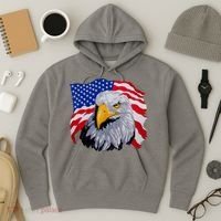 Patriotic Eagle USA American Flag Hoodie thumb 3