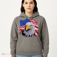 Patriotic Eagle USA American Flag Hoodie thumb 5