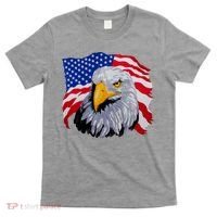 Patriotic Eagle USA American Flag T-Shirt thumb 0